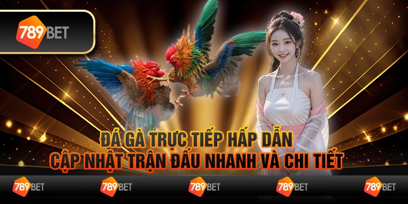 Đá gà trực tiếp hấp dẫn, cập nhật trận đấu nhanh và chi tiết