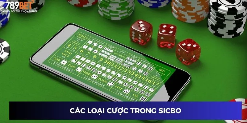 Các loại cược trong Sicbo