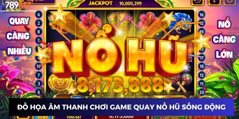 Game Quay Nổ Hũ Uy Tín – Vòng Quay Hũ Vàng Thưởng Khủng 2 Đồ họa âm thanh chơi game quay nổ hũ sống động