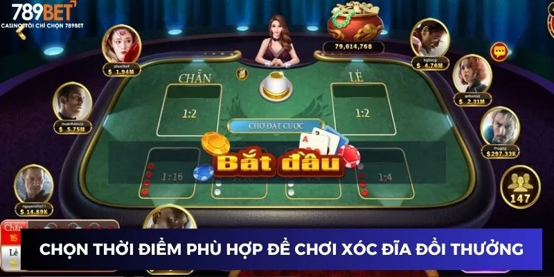 Game Xóc Đĩa Đổi Thưởng Uy Tín – Cách Chơi Xóc Đĩa Thắng Lớn 4 Chọn thời điểm phù hợp để chơi game xóc đĩa đổi thưởng